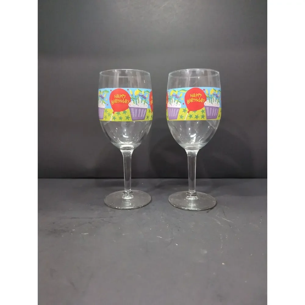 Birthday Wine Glass Pair,‎ 